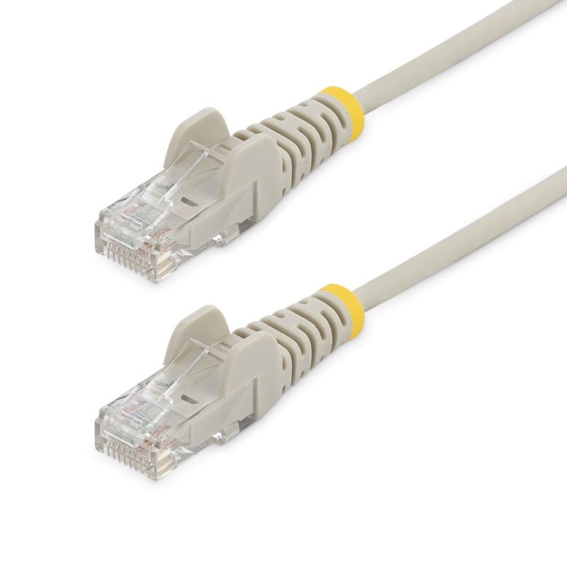 Cable Cat6 de 1.8 m StarTech.com, Delgado, con Conectores RJ45 sin Enganches, Gris, 1.8 m, Cat6, U/UTP (UTP), RJ-45, RJ-45 Cable Cat6 de 1.8 m StarTech.com, Delgado, con Conectores RJ45 sin Enganches, Gris, 1.8 m, Cat6, U/UTP (UTP), RJ-45, RJ-45