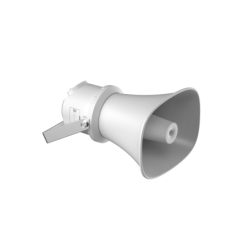 Altavoz IP Tipo Trompeta, 7 Watts, PoE+, Integración con Hik-Central Professional, Reproducción de Audio vía Red, IP67, Salida d