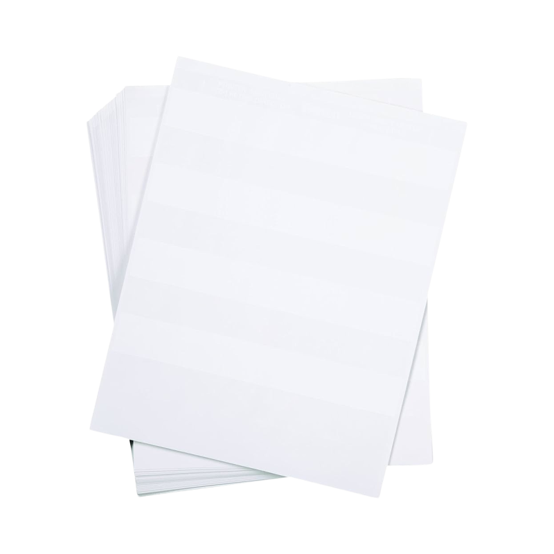 Hojas con 2500 Etiquetas Auto-laminadas para Impresora Láser, Inyección de Tinta, para Cables de 2 a 4.1 mm de Diámetro (18, 14