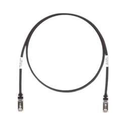Patch Cord Cat6A, Blindado S/FTP, CM, LS0H, 10 Metros, Color Negro