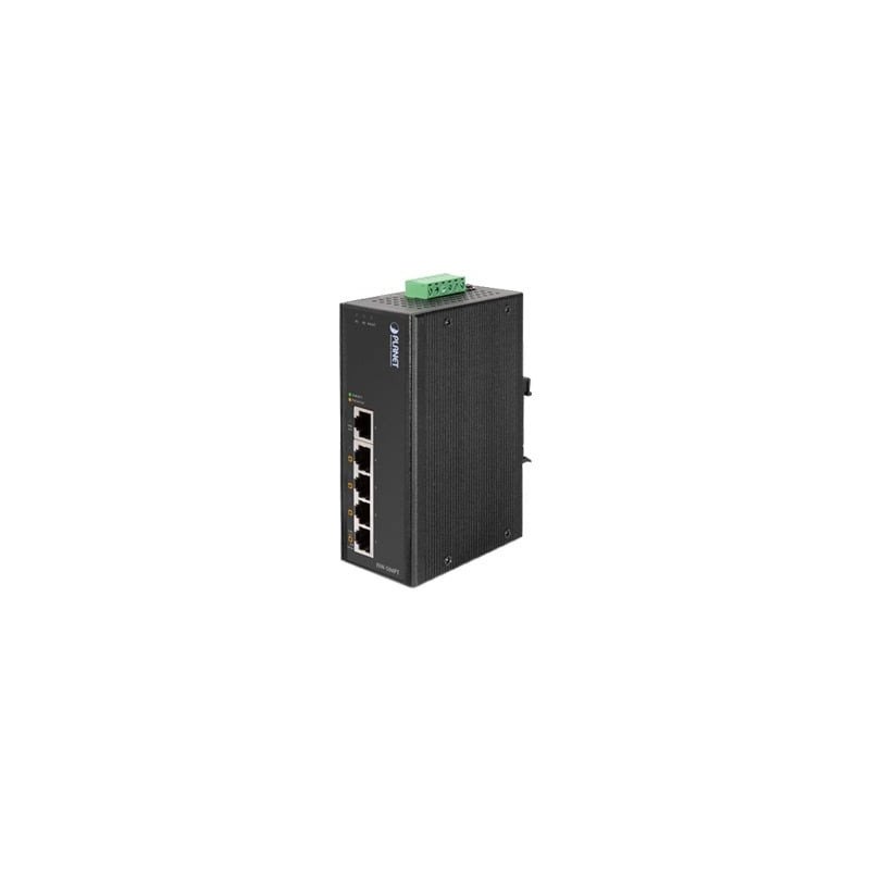 Switch industrial, Temperatura de Operación: -40 a 75°C, 4 puertos PoE 10, 100 + 1 Puerto 100Base-FX