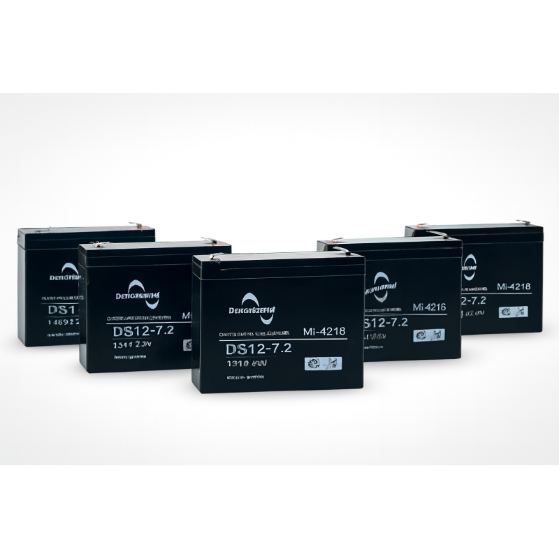 DataShield caja con 5 baterías de reemplazo mi-4218 12v 7, 2ah