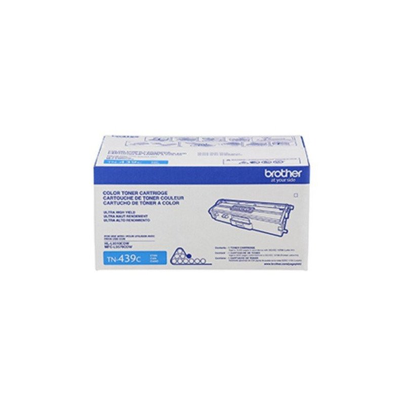 Tóner Brother cian TN439c alto rendimiento de 9000 páginas al 5 por ciento de cobertura