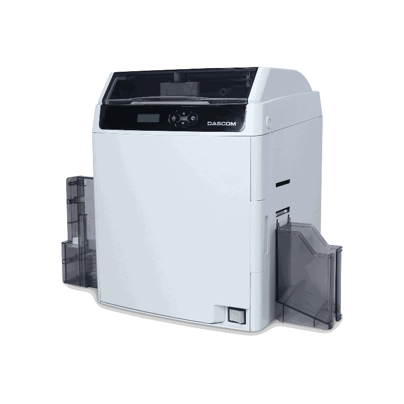 Impresora de tarjetas Dascom DC-7600 retransferencia, dúplex, color, 6