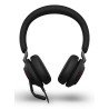 Diadema Jabra Evolve2 40 SE, Alámbrico, Llamadas/Música, 168.5 g, Auriculares, Negro