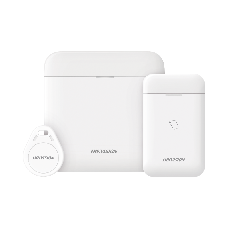 kit de alarma AX Pro para rondines, incluye: 1 hub con batería de resp