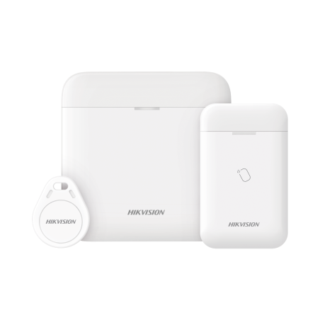 kit de alarma AX Pro para rondines, incluye: 1 hub con batería de resp