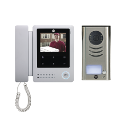 Kit de videoportero ydv4702: frente de calle y monitor, función interc