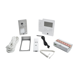 Kit de videoportero ydv4702: frente de calle y monitor, función interc