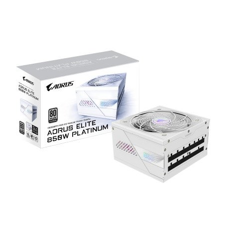 Fuente de Poder Gigabyte AORUS ELITE P850W 80 PLUS Platinum Modular 24-pin ATX 120mm 850W Blanca