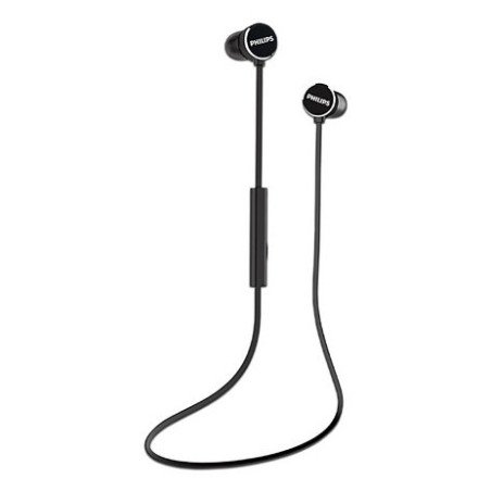 Manos libres Philips TAUN102BK/27, Inalámbrico, Música, 20 - 20000 Hz, Audífonos, Negro
