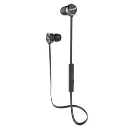Manos libres Philips TAUN102BK/27, Inalámbrico, Música, 20 - 20000 Hz, Audífonos, Negro