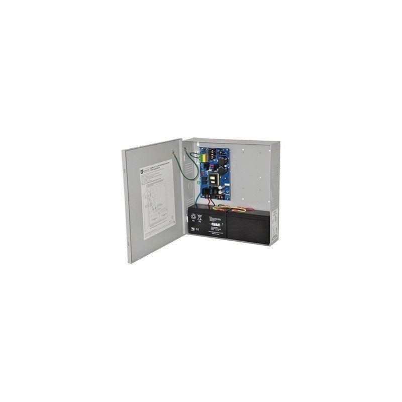 Fuente de poder Altronix de 12/24 Vcd @ 6 Amper, con capacidad de respaldo, 1 salida, con voltaje de entrada de 115 Vca