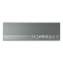 Gabinete externo para SSD ADATA EC680 para SSD M.2 PCIe, USB 3.2 Gen 2 Type-C (USB 10Gbps) . EC680-CCGY