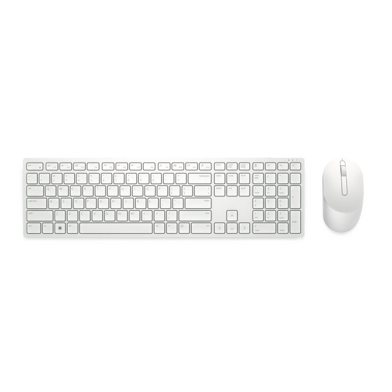 DELL teclado Ratón incluido Oficina RF inalámbrico Español Blanco