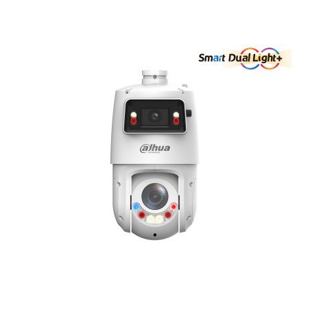 Cámara PTZ IP X-Spans 4MP+4MP. Soporta Multivision, TiOC WizSense  25X Zoom, IR hasta 100m, Autotracking 3.0, Protección perimet