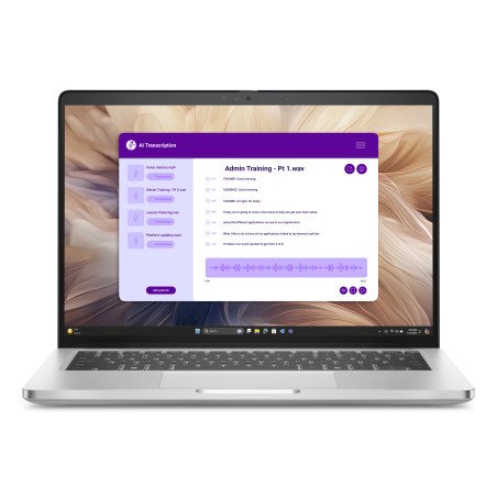 Copilot + PC -Notebook Dell Pro Plus 14” -Touch- 2 en 1 -(PB14250)FHD-Intel Ultra 7-268V (NPU 48 TOPS)-W11Pro-32GB-512 GB SSD-Pl