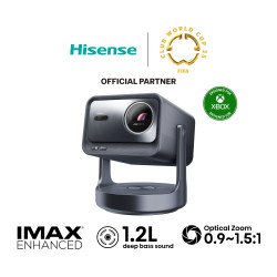 Mini Proyector Hisense 4K Laser C2 Ultra- 65-300 Pure Triple Color Dolby Visión Atmos 3000 ANSI Lúmenes de Brillo
