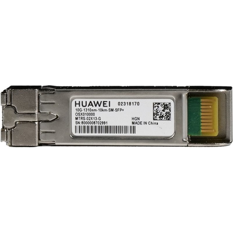Transceptor Optico SFP+ MiniGibic, 10Gbps de velocidad, Monomodo, 1310nm, Hasta 10km de distancia, Conector LC