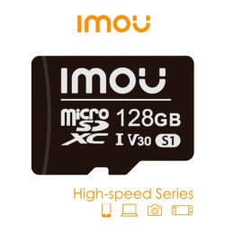 Memoria MicroSD de 128 GB, UHS-1, Clase 10, U3, V30, 3D TLC NAND flash, Velocidad de Lectura 95MB/s, Ideal Para Cámaras de Segur