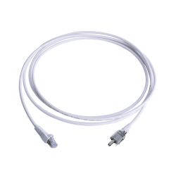 Patch Cord TERA Cat5e 10/100BASE-T, de 2 pares y conector modular, LS0H, Color Blanco, 3m