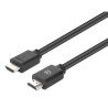 le HDMI de alta velocidad 4K@60Hz con Ethernet, 7.5 m, HDMI Macho a Macho, HDR, Contactos chapados en Oro, Doble Blindaje