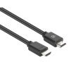 Cable HDMI de alta velocidad 4K@60Hz con Ethernet, 15 m, HDMI Macho a Macho, HDR, Contactos chapados en Oro, Doble Blin