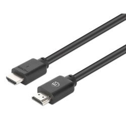 Cable HDMI de alta velocidad 4K@60Hz con Ethernet, 15 m, HDMI Macho a Macho, HDR, Contactos chapados en Oro, Doble Blin