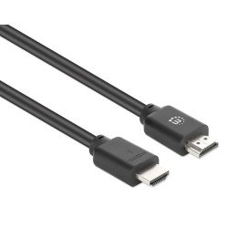 copia de Cable HDMI de alta velocidad 4K@60Hz con Ethernet, 15 m, HDMI Macho a Macho, HDR, Contactos chapados en Oro, Doble Blin