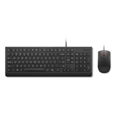 Lenovo kit teclado + mouse essential alámbrico 4x31r64424,