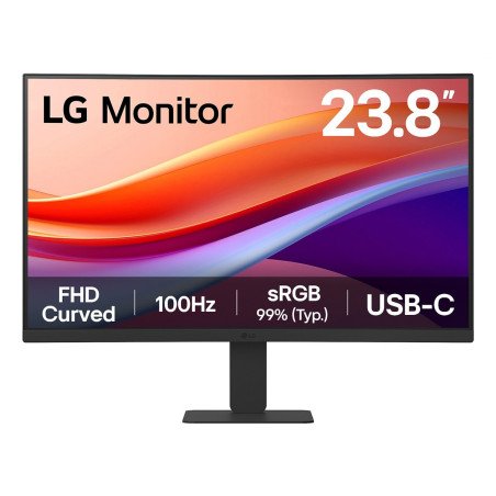 Monitor LG 24 pulgadas Curvo 24U421A FHD 100Hz HDMI USD TIPO C