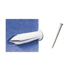 Kit de 20 taquetes y 20 clavos 3/4 para muro falso