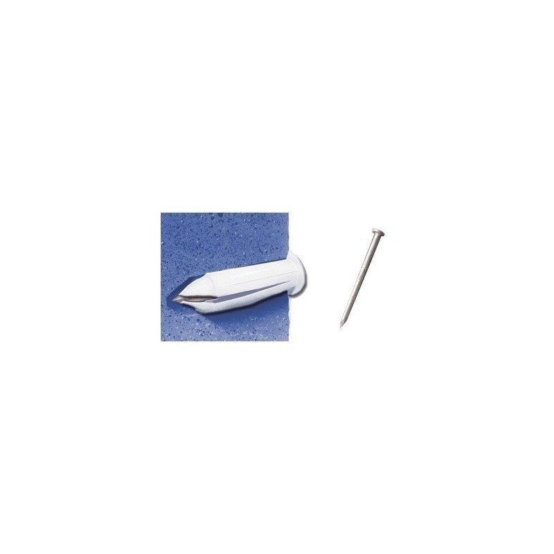 Kit de 20 taquetes y 20 clavos 3/4 para muro falso