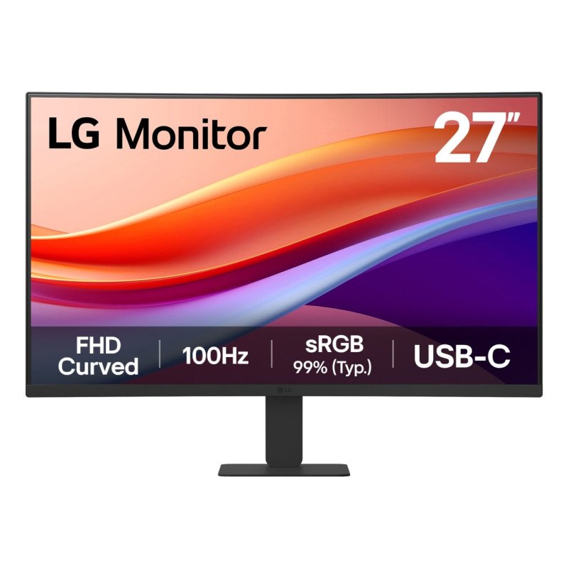 Monitor LG 27 pulgadas Curvo 27U421A FHD 100Hz HDMI USD TIPO C