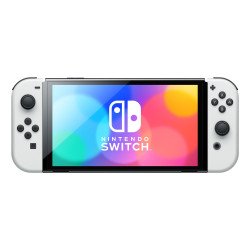 Nintendo switch modelo oled color joycons blanco. Version internacional -