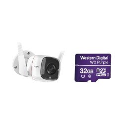 Kit de cámara IP Wi-fi, incluye 1 pieza modelo TAPOC310, 2 megapixel, audio doble vía, utiliza la app tapo, 1 memoria micro SD