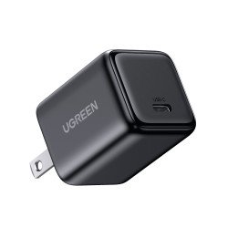 Cargador Mini de 30W, 1 USB-C de Carga Rápida, Tecnología GaN II, Carga Inteligente, Múltiple Protección, Mayor Eficiencia Energ