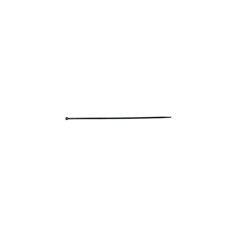 Corbata de nylon color negro, 4.8 x 310mm (100 piezas)