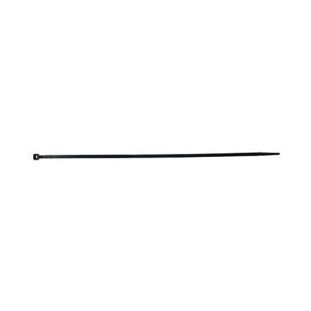Corbata de nylon color negro, 4.8 x 310mm (100 piezas)