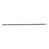 Corbata de nylon color negro, 4.8 x 310mm (100 piezas)