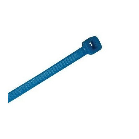 Corbata de nylon color azul 4.8 x 300mm (100 piezas)