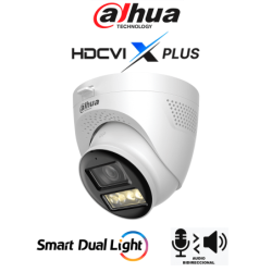 Cámara Domo 5Mp, Mic Integrado Y Audio Bidirec, Iluminación Dual Mediante Ir Y Luz Cálida, Hasta 40 Mts De Iluminación, Lente De