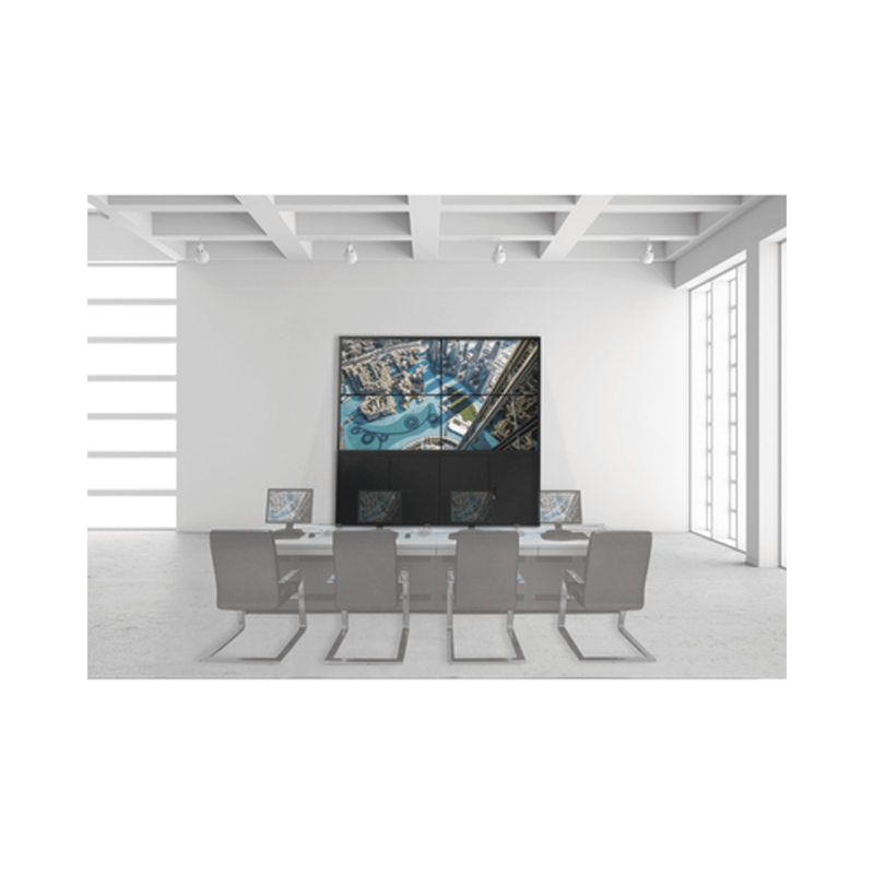 Kit Videowall 2X2, Incluye 4 Pantallas De 55", Decoder, Base De Piso, Accesorios De Instalación