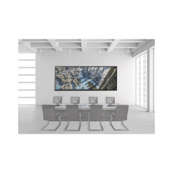 Kit Videowall 3X2, Incluye 6 Pantallas De 55", Decoder, Base De Piso, Accesorios De Instalación