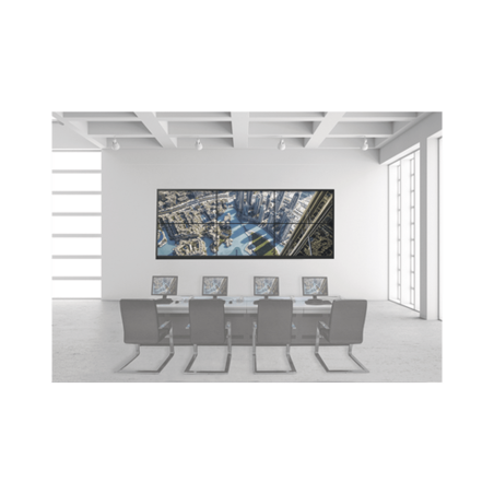 Kit Videowall 3X2, Incluye 6 Pantallas De 55", Decoder, Base De Piso, Accesorios De Instalación