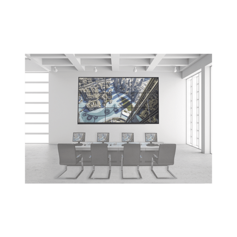 Kit Videowall 3X2, Incluye 6 Pantallas De 55", Decoder, Base De Pared, Accesorios De Instalación