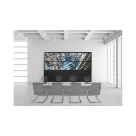 Kit Videowall 3X3, Incluye 9 Pantallas De 55", Decoder, Base De Piso, Accesorios De Instalación