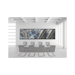 Kit Videowall 4X2, Incluye 8 Pantallas De 55", Decoder, Base De Pared