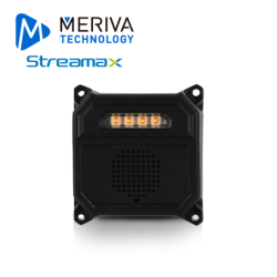 Mini Alarma Detectora De Peatones Meriva Streamax Mb2-R, Ip67, 12-24 Vcd, Cable Din De 6Pin, Soporta Alarma De Voz, Soporta Luz