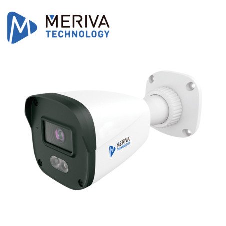 Camara IP Bullet Meriva Technology Mob-202D, 2 Mp, H.265+, 2.8Mm, Iluminacion Dual (20, 30 M Ir, 10, 20 M Luz Blanca), Ip67, Met